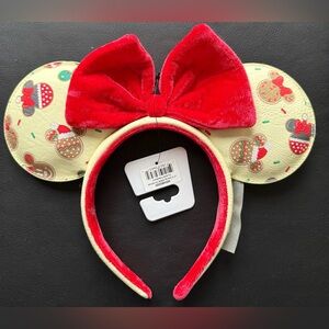 Loungefly Disney Mickey and Minnie Holiday Cookie Ears